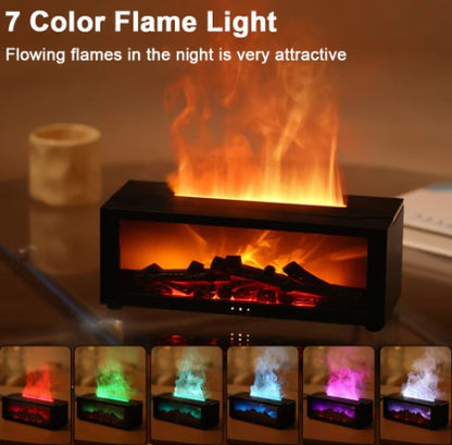 Aroma Humidifier Flame Essential Oil Diffuser